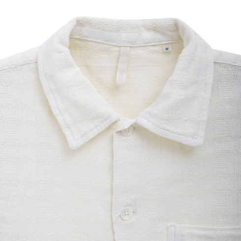 Hello Sunflower Spacey SS Shirt Off White 10 1187 Detail 1 Degli Uberti